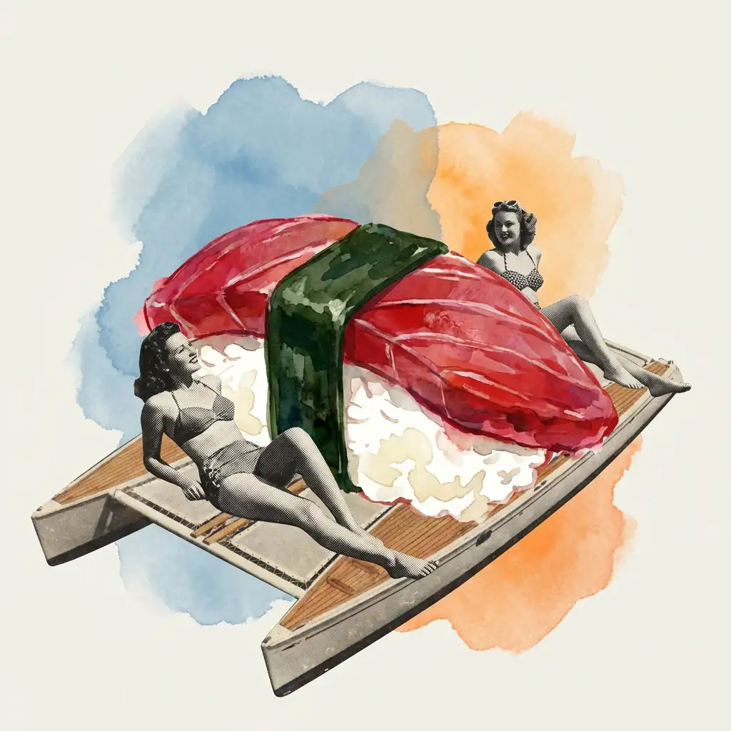 Sushi Sailor, illustration