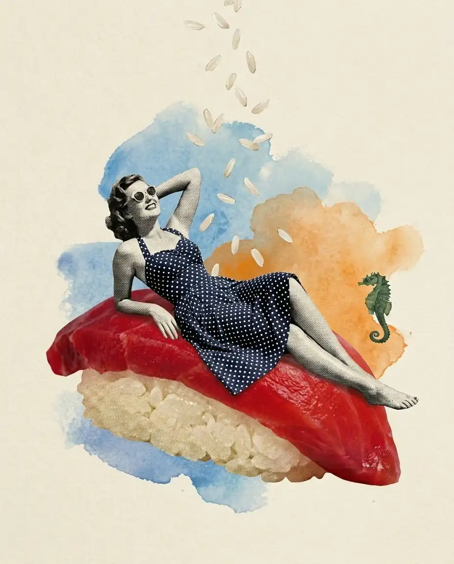 Sushi Sailor, illustration